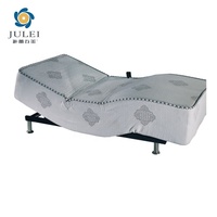 Lit électrique réglable double/queen JULEI JL-AD01, taille personnalisable, vibrations en option, minuterie 25 min, base en métal et bois, simple