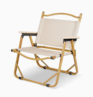 Chaise pliante de style glamping pour l'extérieur, table de pique-nique, pêche, loisirs, portable, ultra-légère en alliage d'aluminium