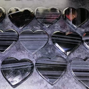 Nuovo prodotto prodotti curativi cristallo artigianato <span class=keywords><strong>ghiaccio</strong></span> ossidiana cuore per la decorazione <span class=keywords><strong>di</strong></span> nozze - Product Image 3