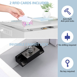 Hiện đại thông minh Bàn Cạnh Giường ngủ với khóa điện tử, LED nightstand với Trạm Sạc, sofa bảng phụ với khoang ẩn - Product Image 3