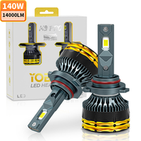 Yobis M9 Pro 140 vatios 14000LM Auto Focos Bombillo LED coche Led Luces Faro H1 H7 H11 coche H4 LED bombillas de faros LED para coche