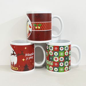 Nuova Tazza da Caffè Classica Ecologica in Porcellana Fatta a Mano con Design Natalizio Marca Seefy Souvenir per Omaggi - Product Image 2