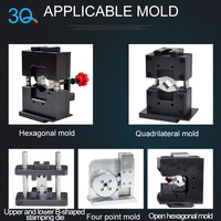 Machine à dénuder et à sertir hydraulique 3Q 3Q-HY 20T pour câbles multi-terminaux 2,5-180mm², alimentation AC 220V, pression d'air 0,5-0,8MPa