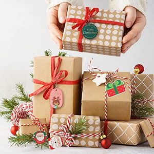 Hot Sale New Year Christmas Theme <b>Gifts</b> Card Tag Decoration <b>Gift</b> Christmas Tree Paper Tags Hangtags - Product Image 4