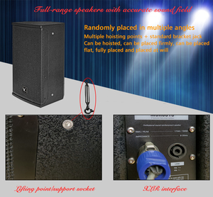 Altavoces Pasivos de Sonido Envolvente de Frecuencia Completa RM8.1 para Bodas Profesionales de Alta Potencia para Grandes Escenarios - Product Image 5