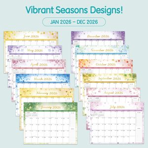 Calendrier 2026, calendrier mural de janvier 2026 <span class=keywords><strong>à</strong></span> décembre 2026, calendrier 2026, reliure <span class=keywords><strong>à</strong></span> double spirale, <span class=keywords><strong>grand</strong></span> calendrier mensuel sur 12 mois - Product Image 4