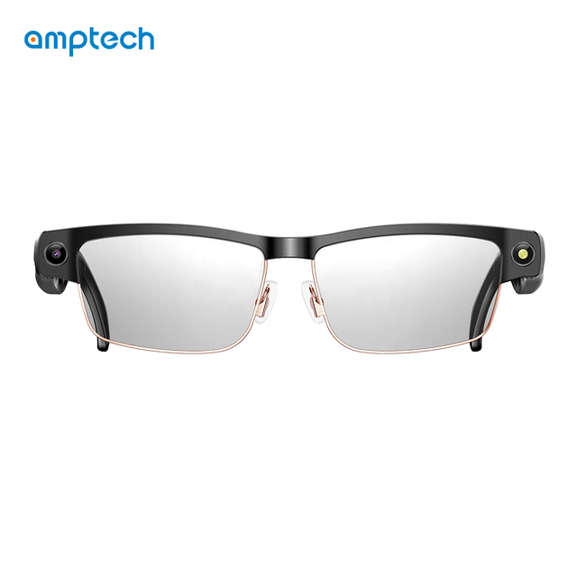2026 Newest OEM AI Smart Glasses 800W Pixel Wearable Camera IP65 Waterproof Magnetic Charging Detachable Real-time