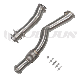 2021-2024 BMW M3 M4 G80 g82 SS304 dòng chảy cao bằng thép không gỉ ống xả downpipe với tiêu đề thẳng s55b30a tương thích - Product Image 1