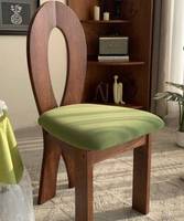 Chaise de salle à manger MULIGNA, style nordique, mi-siècle, en bois, contemporaine, durable, avec dossier, pour appartement et hôtel