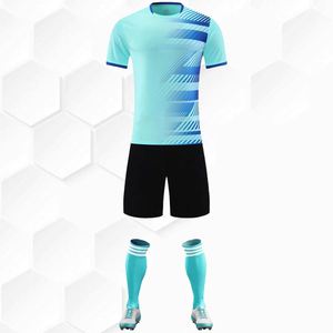 Trajes de Entrenamiento de Fútbol Personalizados OEM con MOQ Bajo, Trajes Deportivos Unisex para Entrenamiento, Traje de Fútbol al por Mayor de Manga Corta - Product Image 3