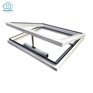 Fenêtre de toit électrique inclinable en alliage d'aluminium avec moteur à vis, pour ventilation automatique et éclairage naturel, idéale pour les greniers à toit plat - Product Image 1