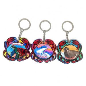 MDF Wood <b>Custom</b> Printed <b>Keychain</b>-Silk Screen Printing Fengyi FY-85 Model - Product Image 1