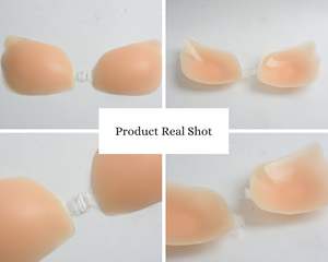 Dongguan YZH asion Sujetador adhesivo de realce reutilizable Forma de alas invisibles Pegamento biológico Sujetador adhesivo sin tirantes Conjuntos de sujetadores breves - Product Image 4