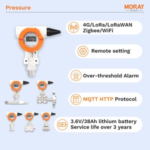 Hete Verkoop Murene Me 6001P Lora Lorawan Gprs 4G Mqtt Onderwatersensor Drukomvormer Batterij Aangedreven Hydraulische Druksensor - Product Image 2