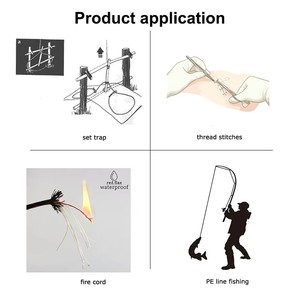 Corde multifonctionnelle 9 brins en polypropylène de 10 mm pour la pêche, le séchage du linge, la traction, le sauvetage, l'escalade et la décoration - Product Image 4