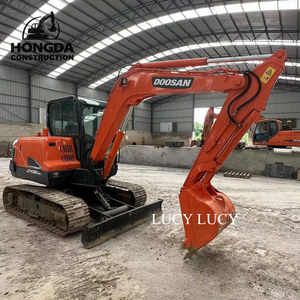 Prix bas pour une excavatrice Doosan DX60-9C, excavatrice agricole, excavatrice de jardin, excavatrice sur chenilles multifonctionnelle d'occasion, fabricant - Product Image 4