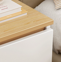 Table de Chevet Moderne Minimaliste Écologique et Durable pour Petits Espaces et Hôtels – Rangement de Chambre Anti-Poussière
