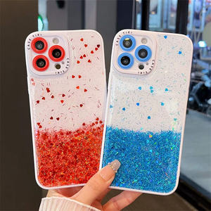 Étui de téléphone portable brillant avec paillettes, étui en colle pour <span class=keywords><strong>Honor</strong></span> X5c X9d X7d X70 400 Smart 400 Lite, <span class=keywords><strong>protection</strong></span> de l'appareil photo - Product Image 1