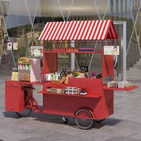 Camionnette de café de vélo de café Mobile de rue commerciale pour la nourriture pour la boisson