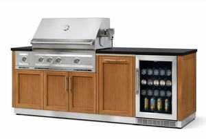 <span class=keywords><strong>Cuisine</strong></span> barbecue extérieure  et station de grill pour villas Four électrique encastré sur mesure et gril en acier inoxydable - Product Image 4