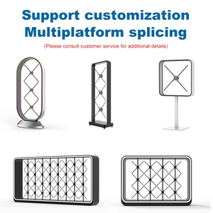 50cm 3D LED Bodenst änder <span class=keywords><strong>Video</strong></span> Display Wand Holo graphischer Projektor Fan Display Werbe ausrüstung - Product Image 5