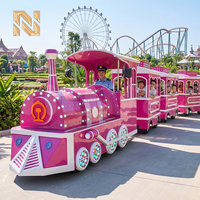 Train électrique sans rail TLT-FT5, manège de fête foraine personnalisé, coloré et amusant, par Nova Rides