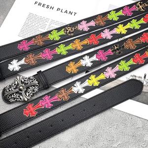 Cintura Roller Vintage Croxen CH Langrisser da Uomo con Vite Cava Sempreverde Cintura da Donna con Perforazione a Stella e Croce in Lega - Product Image 1