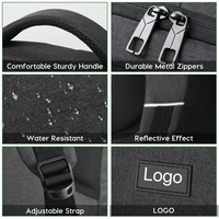 Vente chaude USB charge épaule pochette d'ordinateur hommes affaires sac à dos ordinateur sac étanche voyage épaule sac à dos