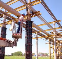 Coffrage Réutilisable Modulaire Réglable pour Murs, Dalles et Poteaux en Béton