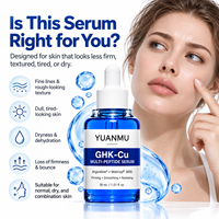 Sérum Visage Anti-rides Raffermissant Multi-Peptides GHK-Cu Peptide de Cuivre Matrixyl 3000 Marque Blanche