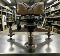 Support de tir ambidextre en métal robuste pour le tir en extérieur et le tir sur cible de précision