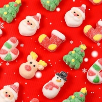 Op maat gemaakte creatieve Kerstman rendier kerstboom kous cartoon marshmallow gummy snoepjes