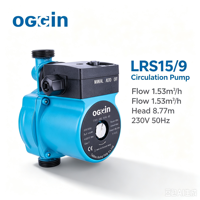 Pompe de circulation automatique LRS15/9 pour surpression d'eau chaude, hauteur de refoulement 9m, pour salle de bain, cuisine, maison