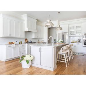 Tủ bếp phong cách hiện đại tủ bếp với đảo/bồn rửa nhà bếp lưu trữ tủ - Product Image 1