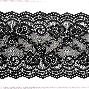 15Cm Grosir Lembut Elastis Renda Potong Spandeks/Nilon <span class=keywords><strong>Jacquard</strong></span> Renda untuk Lingerie - Product Image 3