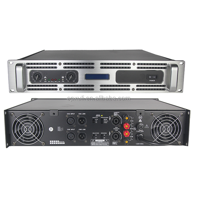 Professional Power Amplifier Class h Circuit 10000watt Power Amplifier with Display  2u 3u Power Amplifier