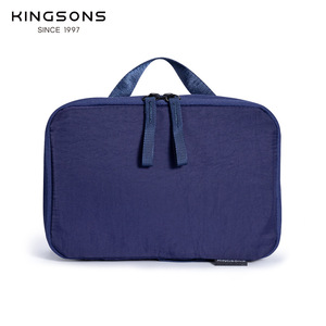Kingsons Clothing Organizer Travel Bag Large Capacity Zipper Closure Rectangle Solid Color Portable Storage For Leisure Travel - Product Image 4