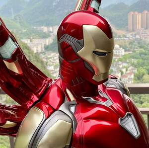 Statue Iron Man de haute qualité, style <span class=keywords><strong>Marvel</strong></span> Avengers, pour la maison et le bureau, résine à l'échelle 1/<span class=keywords><strong>2</strong></span>, détails grandeur nature avec éclairage LED - Product Image 5