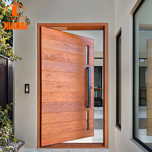 Porte d'Ingresso di Lusso <span class=keywords><strong>in</strong></span> Legno Massello Stile Americano con <span class=keywords><strong>Vetro</strong></span>, Moderne per Esterni e Interni di Case Contemporanee - Product Image 6