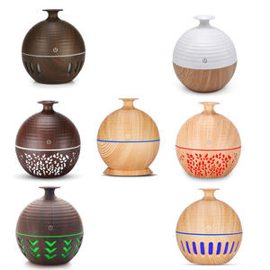 YX009ABEHVY เครื่องกระจายกลิ่นอโรมาเธอราพีลายไม้ USB เครื่องเพิ่มความชื้นขนาดเล็ก ตั้งเวลาได้ 2-8 ชั่วโมง สำหรับใช้ในบ้าน ระยะไม่เกิน 10 เมตร - Product Image 3