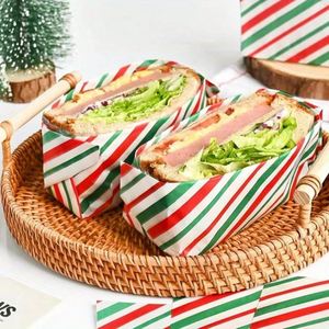 Custom Logo Food-Grade Hamburger Oil-Proof Deli Packaging Grease Proof Wrap Fries Fast Food Greaseproof Paper - Product Image 4