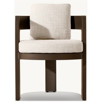 Solution de design sur mesure pour l'extérieur, ensemble de salle à manger pour villa, table de patio moderne en aluminium avec chaise