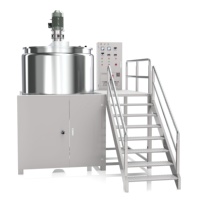 Cuve de mélange en acier inoxydable de 1000 L pour l'industrie alimentaire de Guangzhou, mélangeur homogène haute vitesse, machine à mélanger le shampoing