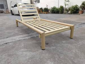Chaise longue en aluminium Foshan Darwin à prix direct, personnalisable pour extérieur, piscine, patio, hôtel, spa, cour et bord de piscine - Product Image 4