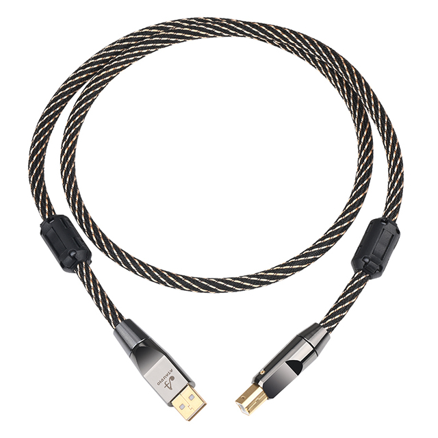 For HiFi USB Cable High Quality Type a to Type B for DAC Monitor & DVD Player Speaker Mixer OFC Hifi Usb Audio Cable