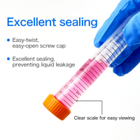 Laboratoire de chimie de haute qualité STEEMA 0.5ml PP Micro tube à centrifuger pour la vente en gros