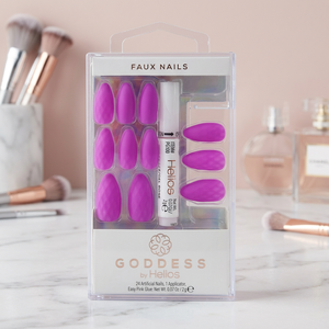 HGOD0023 Ensemble d'ongles artificiels Goddess de haute qualité, faits à la main, à presser, longs et carrés, tendance - Product Image 3