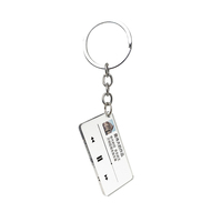 Porte-clés en acrylique personnalisé pour anime et doujin, transparent, imprimé recto-verso, avec figurine manga, cadeau personnalisé pour fans, vente en gros, direct usine