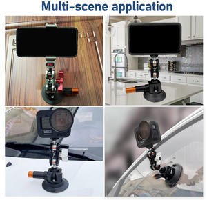 Support de caméra de voiture en alliage d'aluminium de 3/4.5/6 pouces avec base à ventouse compatible avec les caméras/téléphones/<span class=keywords><strong>Gopro</strong></span> pour la fenêtre de la carrosserie de la voiture - Product Image 6