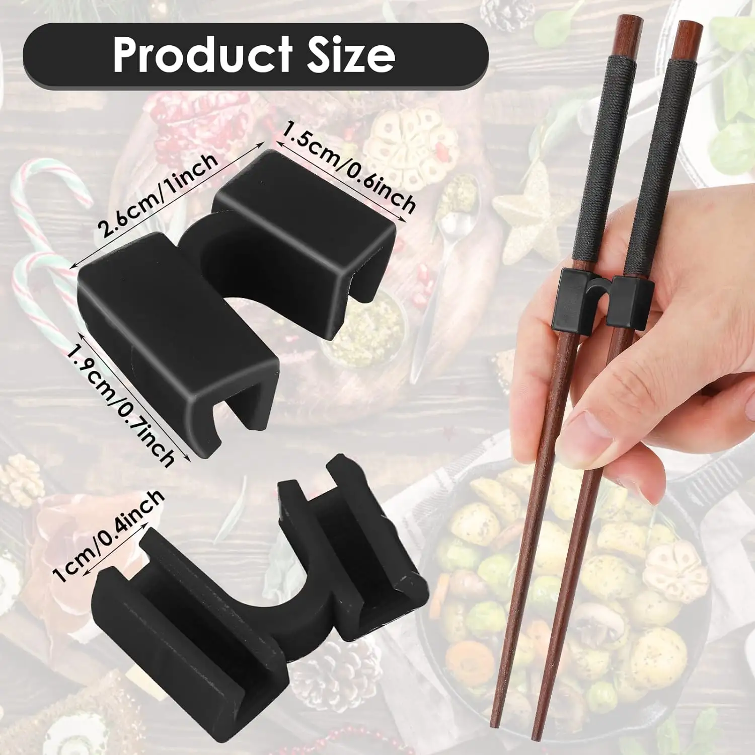 Yüksek kaliteli bambu el sanatları fabrika Chopstick yardımcı çocuk çubuklarını eğitim çocuk Chopstick tutucu